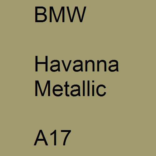 BMW, Havanna Metallic, A17.